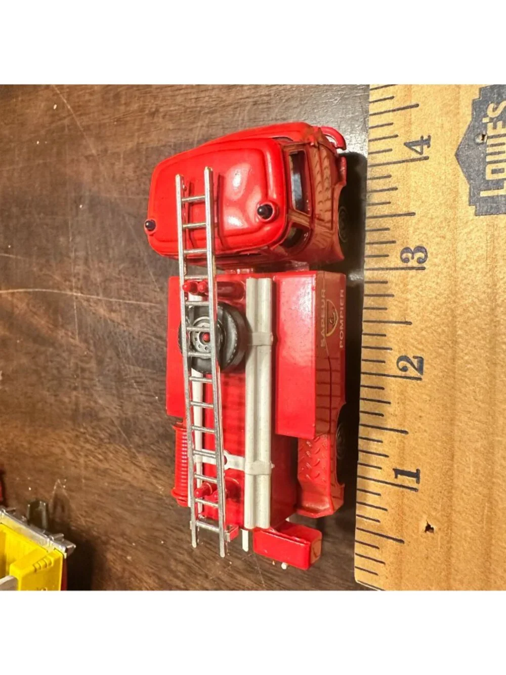 Vintage Solido Toner Gam No 366 Die Cast Fire Truck 1:50 France